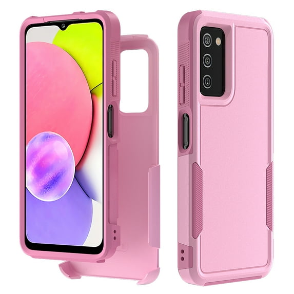 Xhy Samsung Galaxy A25 5G Case Military Grade Double Layer Drop Resistant Durable for Galaxy A25 5G Phone - Pink