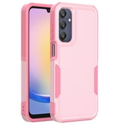 Xhy Samsung Galaxy A25 5G Case Military Grade Double Layer Drop Resistant Durable for Galaxy A25 5G Phone - Pink