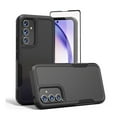 thumbnail image 1 of Xhy Samsung Galaxy A25 5G Case with Screen Protector Military Grade Double Layer Drop Resistant Durable for Galaxy A25 5G Phone - Black, 1 of 9