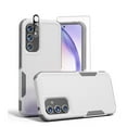 thumbnail image 1 of Xhy Samsung Galaxy A25 5G Case with Screen and Lens Protector Military Grade Double Layer Drop Resistant Durable for Galaxy A25 5G Phone - White Grey, 1 of 9