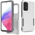 thumbnail image 1 of Xhy for Samsung Galaxy A53 5G Case Military Grade Full Body Double Layer Protection Shock Resistant Drop Resistant TPU Durable Detachable Galaxy A53 5G Phone Case - White Grey, 1 of 9