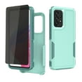 thumbnail image 1 of Xhy for Samsung Galaxy A53 5G Case With Privacy Screen Protector Military Grade Full Body Double Layer Protection Shockproof Drop TPU Durable Removable Galaxy A53 5G Phone Case - Light Green, 1 of 10