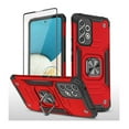 thumbnail image 1 of Xhy Samsung Galaxy A53 5G Case with Screen Protector Magnetic Ring Holder Kickstand Military Grade Full Body Double Layer Drop Protection Durable Detachable for Samsung Galaxy A53 5G Phone - Red, 1 of 9