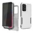 thumbnail image 1 of Xhy for Samsung Galaxy A53 5G Case With Privacy Screen Protector Military Grade Full Body Double Layer Protection Shockproof Drop TPU Durable Removable Galaxy A53 5G Phone Case - White Grey, 1 of 10