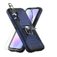 thumbnail image 1 of Xhy Samsung Galaxy A54 5G Case with Screen and Lens Protector and Magnetic Ring Kickstand Military Grade Double Layer Drop Protection Durable Detachable for Galaxy A54 5G Phone - Blue, 1 of 9
