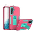 thumbnail image 1 of Xhy Samsung Galaxy A54 5G Case with Screen Protector and Magnetic Car Mount Kickstand Military Grade Full Body Double Layer Drop Rugged Durable for Galaxy A54 5G Phone - Rose Red&Green, 1 of 14