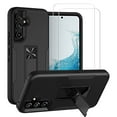 thumbnail image 1 of Xhy Samsung Galaxy A54 5G Case with Screen Protector and Magnetic Car Mount Kickstand Military Grade Full Body Double Layer Drop Rugged Durable for Galaxy A54 5G Phone - Black, 1 of 14