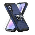 thumbnail image 1 of Xhy Samsung Galaxy A54 5G Case with Screen Protector and Magnetic Ring Kickstand Military Grade Double Layer Drop Protection Durable Detachable for Galaxy A54 5G Phone - Blue, 1 of 3