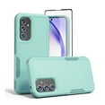 thumbnail image 1 of Xhy Samsung Galaxy A54 5G Case with Screen Protector Military Grade Double Layer Drop Resistant Durable for Galaxy A54 5G Phone - Light Green, 1 of 8