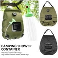 thumbnail image 1 of Xhy Solar Shower Bag 20L Portable Compact Solar Heated Water Container for Outdoor Camping Beach Traveling Hiking 5 Gallon Green, 1 of 5