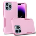 thumbnail image 1 of Xhy iPhone 14 Plus Case 2 in 1 Double Layer Rugged Drop Resistant, Military Grade Full Body Protection TPU Durable Detachable for iPhone 14 Plus 6.7 inch 2022 Phone - Pink, 1 of 9
