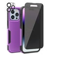 thumbnail image 1 of Xhy iPhone 14 Plus Case with Screen and Lens Protector Double Layer Rugged Drop Resistant Military Grade Full Body Protection Durable Detachable for iPhone 14 Plus 6.7 inch 2022 Phone - Purple Black, 1 of 6