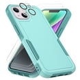 thumbnail image 1 of Xhy iPhone 14 Plus Case with Screen and Lens Protector Double Layer Rugged Drop Resistant Military Grade Full Body Protection Durable Detachable for iPhone 14 Plus 6.7 inch 2022 Phone - Light Green, 1 of 9