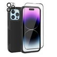 thumbnail image 1 of Xhy iPhone 14 Plus Case with Screen and Lens Protector Double Layer Rugged Drop Resistant, Military Grade Full Body Protection TPU Durable Detachable for iPhone 14 Plus 6.7 inch 2022 Phone - Black, 1 of 8