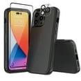thumbnail image 1 of Xhy iPhone 14 Plus Case with Screen and Lens Protector Military Grade Full Body Protection 3 in 1 Shock and Drop Resistant Rugged TPU Durable Detachable for iPhone 14 Plus 6.7 inch 2022 Phone - Black, 1 of 5