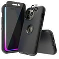 thumbnail image 1 of Xhy iPhone 14 Pro Case with Privacy Screen and Lens Protector Military Grade Heavy Duty Protection 3 in 1 Shockproof Armor Rugged Durable Detachable for iPhone 14 Pro 6.1 inch 2022 Phone - Black, 1 of 8