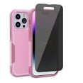 thumbnail image 1 of Xhy iPhone 14 Pro Max Case with Privacy Screen Protector Double Layer Rugged Anti-Drop Military Grade Full Body Protection TPU Durable Detachable for iPhone 14 Pro Max 6.7 inch 2022 Phone - Pink, 1 of 9