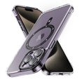 thumbnail image 1 of Xhy iPhone 15 Magnetic Case Compatible with Magsafe Shockproof Non-Yellowing Crystal Clear Phone Case for iPhone 15 6.1 Inch Black, 1 of 8