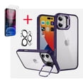 thumbnail image 1 of Xhy iPhone 16 Case with Screen and Lens Protector Heavy Duty Protection Clear Case for lPhone 16 6.1 inch 2024 Phone - Deep Purple, 1 of 7