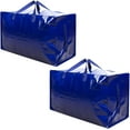 thumbnail image 1 of XiHAMA 10 Pack Moving and Storage Bags, Heavy Duty, Alternative to Moving Boxes, Large Packing Totes Supplies for College Dorm Room with Zipper for Clothes, Wide Open Design, 1 of 8