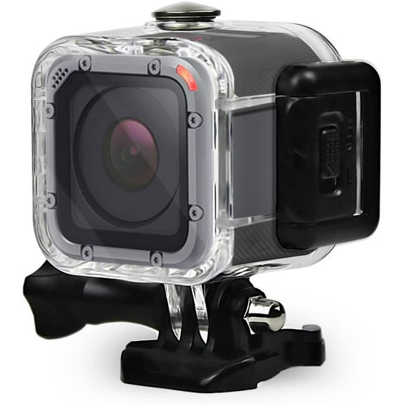 XiHAMA 196FT/60M Dive Housing Waterproof Diving Protective Case Shell for Go Pro Hero 5 Session Hero 4 Session with Bracket Mount for Go Pro Hero5 Session & Hero4 Session Accessories kit