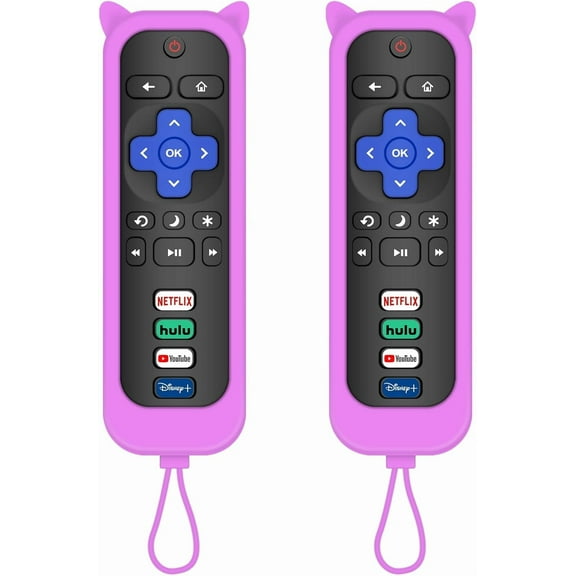 XiHAMA 2-Pack Replacement Compatible with Roku TV Remote Compatible for TCL Roku/Onn Roku/Hisense Roku/Philips Roku/Sharp Roku/Westinghouse Roku/Insignia Roku TV [Remote Control for Roku TV Only]