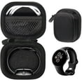 thumbnail image 1 of XiHAMA Case Compatible with Google Pixel Watch 2, Pixel Watch, with mesh Pocket for Charger (Black), 1 of 5