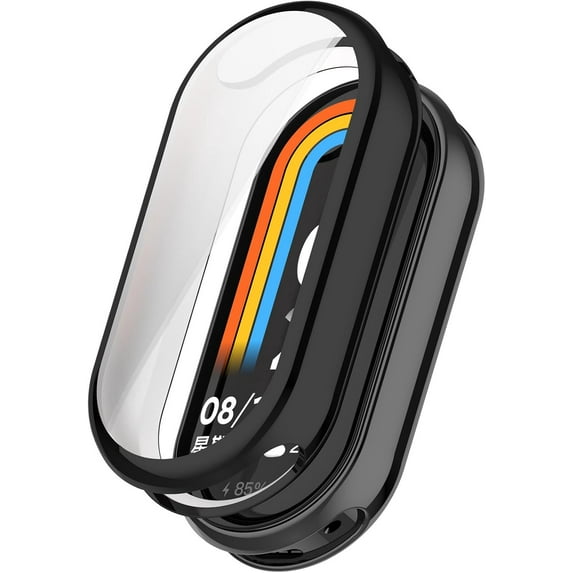 XiHAMA Case Cover Compatible with Xiaomi Band 9 case,Soft TPU Protective Case Compatible with Xiaomi Band 9 NFC Smart Watch