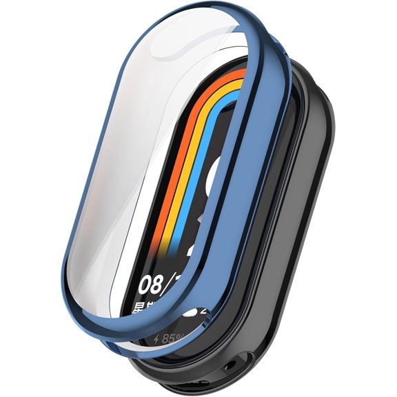 XiHAMA Case Cover Compatible with Xiaomi Band 9 case,Soft TPU Protective Case Compatible with Xiaomi Band 9 NFC Smart Watch