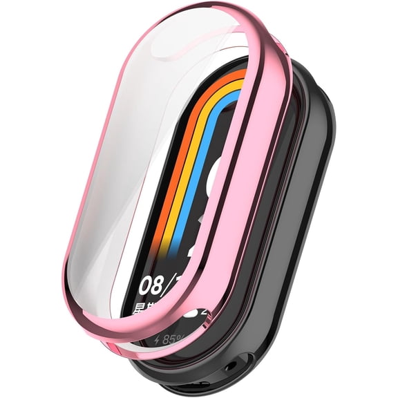 XiHAMA Case Cover Compatible with Xiaomi Band 9 case,Soft TPU Protective Case Compatible with Xiaomi Band 9 NFC Smart Watch