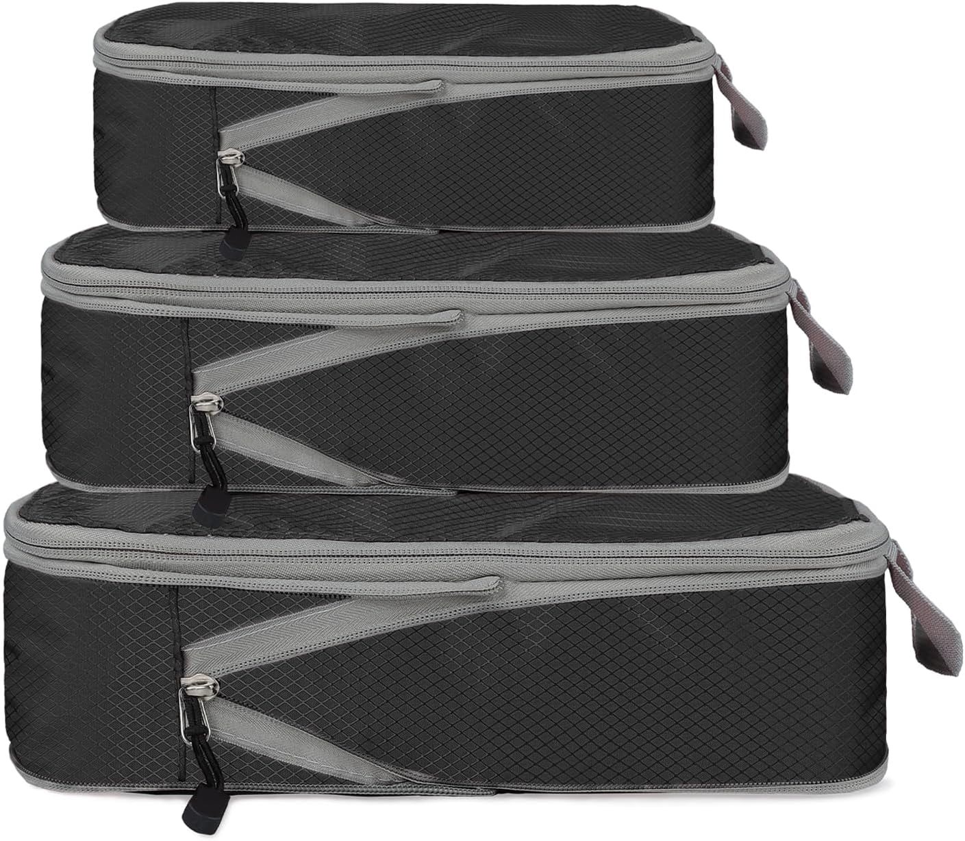 XiHAMA Compression Packing Cube Set for Carrying on Luggage Travel Packing Organizers with Laundry Bag for Backpack