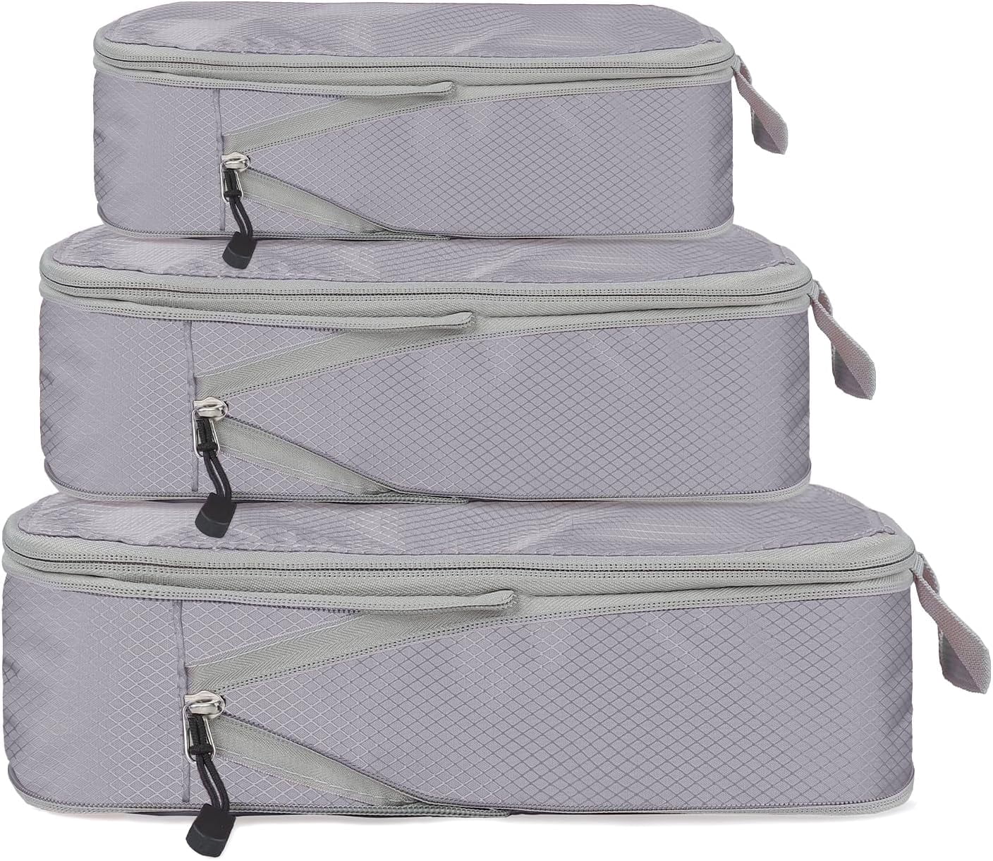 XiHAMA Compression Packing Cube Set for Carrying on Luggage Travel Packing Organizers with Laundry Bag for Backpack