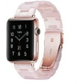 thumbnail image 1 of XiHAMA Light Apple Watch Band-Fashion Resin iWatch Bands for Women Men Bracelet Compatible with Stainless Steel Buckle for Apple Watch Series 10-1/SE/Ultra 2 1 38-42mm(Series 10)49mm-42mm(Series 3-1), 1 of 6