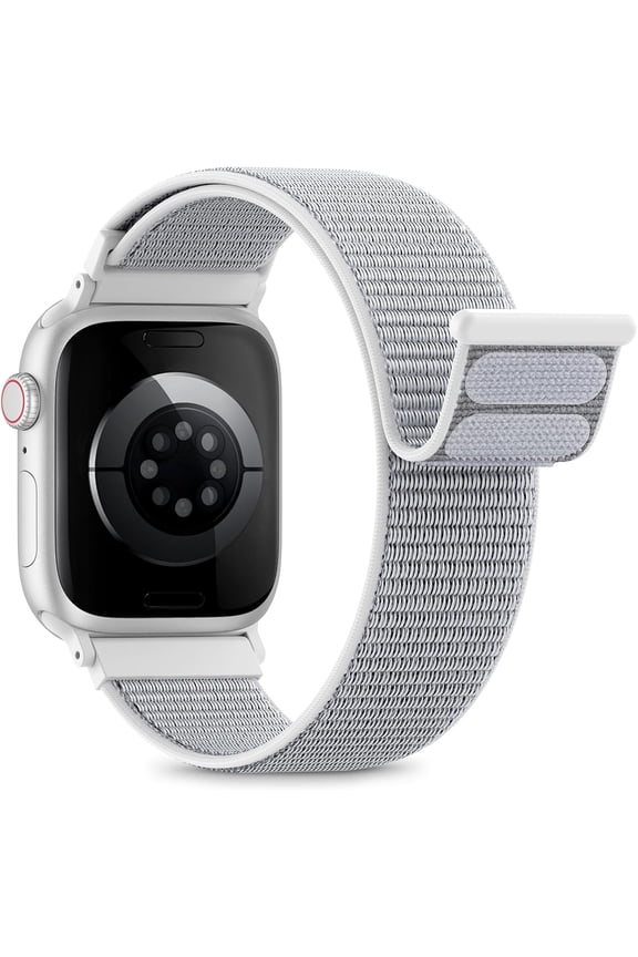 Nylon Loop Sport Band Compatible with Apple Watch Bands for Women Men 40mm 44mm 45mm 46mm 49mm 38mm 42mm, iWatch Wrist Straps for Ultra 2, SE, Series 10 9 8 7, Breathable Soft Band for Outdoor
