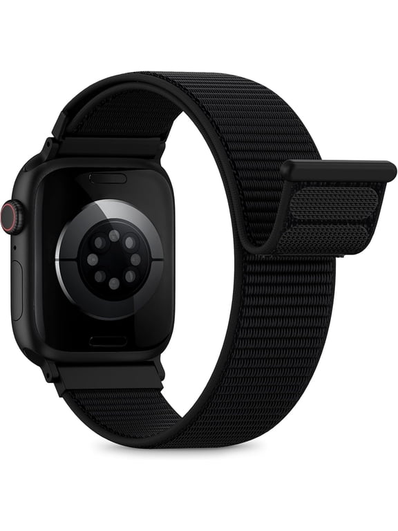 Nylon Loop Sport Band Compatible with Apple Watch Bands for Women Men 40mm 44mm 45mm 46mm 49mm 38mm 42mm, iWatch Wrist Straps for Ultra 2, SE, Series 10 9 8 7, Breathable Soft Band for Outdoor