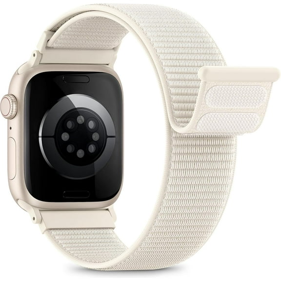 XiHAMA Nylon Loop Sport Band Compatible with Apple Watch Bands for Women Men 40mm 44mm 45mm 46mm 49mm 38mm 42mm, iWatch Wrist Straps for Ultra 2, SE, Series 10 9 8 7, Breathable Soft Band for Outdoor