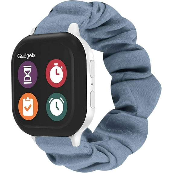XiHAMA Scrunchie Band Compatible with Garmin Bounce Watch, Gizmo Watch 3/2/1, Cute Stretchy Fabric Replacement Band
