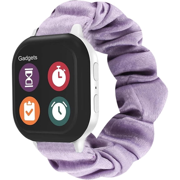 XiHAMA Scrunchie Band Compatible with Garmin Bounce Watch, Gizmo Watch 3/2/1, Cute Stretchy Fabric Replacement Band