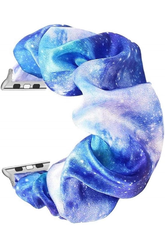 Scrunchie Elastic Watchband Compatible with Apple Watch Band Series 9 8 7 6 5 4 3 2 1 SE Ultra, Watch band for iwatch 49mm 45mm 41mm 38mm 40mm 42mm 44mm Strap Bracelet