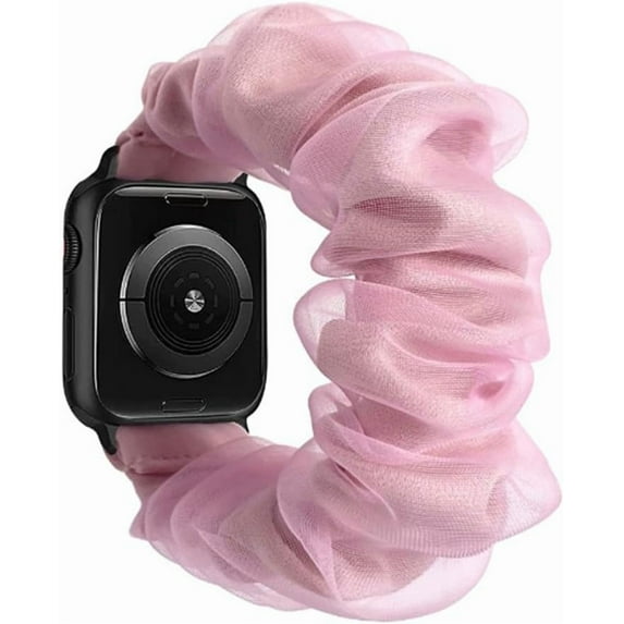 XiHAMA Scrunchie Elastic Watchband Compatible with Apple Watch Band Series 9 8 7 6 5 4 3 2 1 SE Ultra, Watch band for iwatch 49mm 45mm 41mm 38mm 40mm 42mm 44mm Strap Bracelet