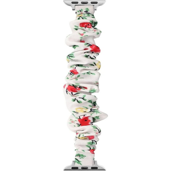 XiHAMA Scrunchie Elastic Watchband Compatible with Apple Watch Band Series 9 8 7 6 5 4 3 2 1 SE Ultra, Watch band for iwatch 49mm 45mm 41mm 38mm 40mm 42mm 44mm Strap Bracelet