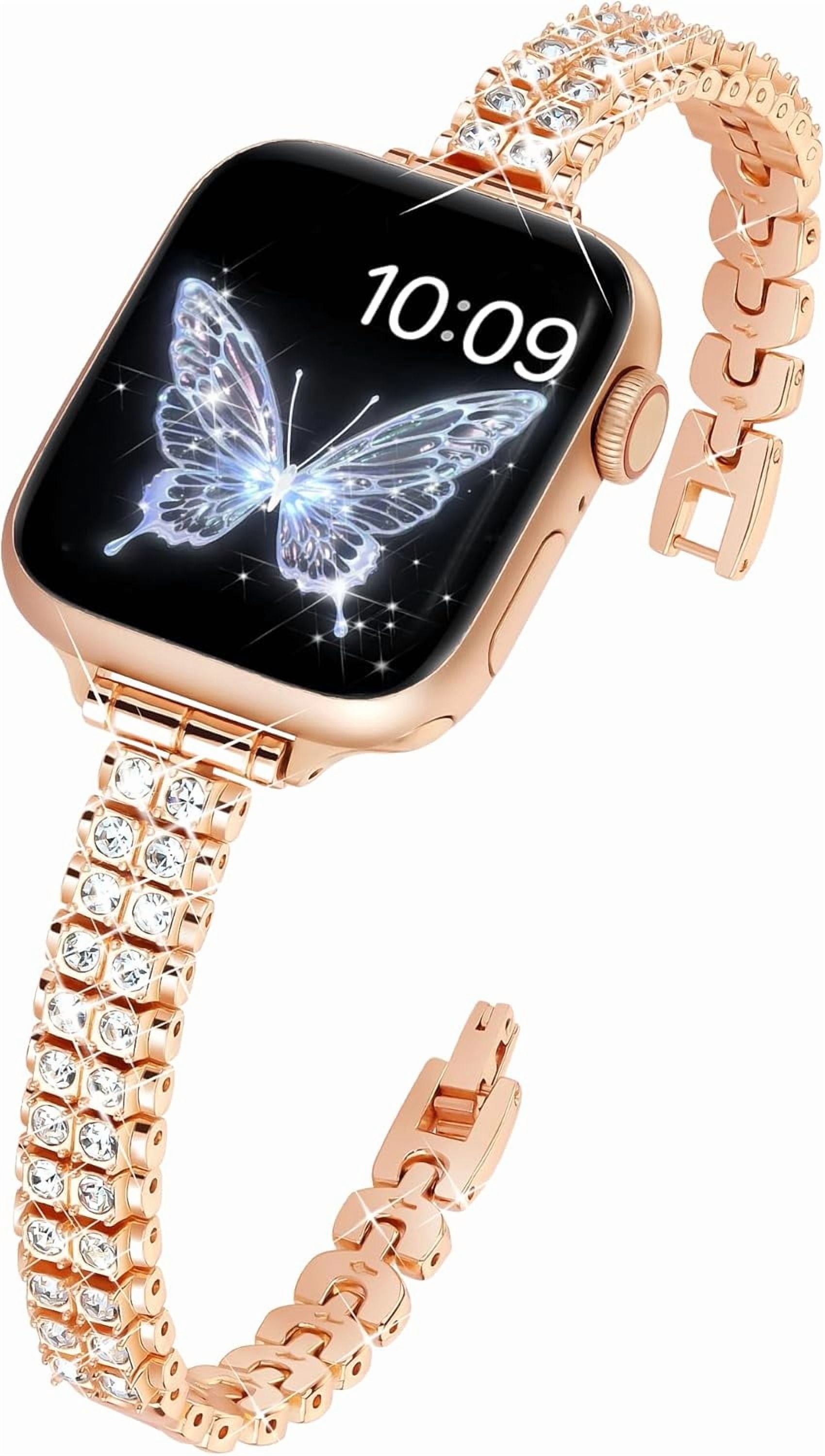 XiHAMA Slim Bling Band Compatible with Apple Watch Bands for  display picture 1