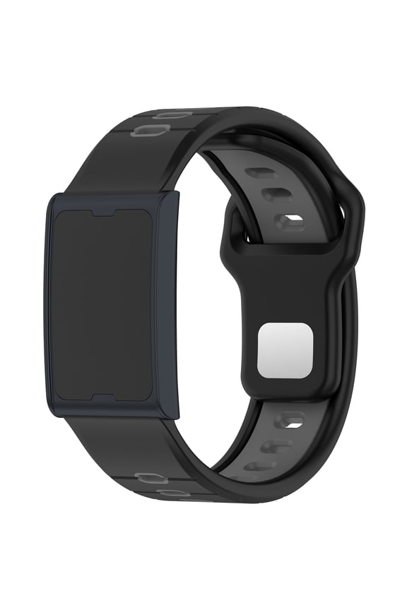Sport Band Compatible with Amazfit Helio Strap/T-Rex3/Balance 1 2 Fitness Tracker Wristband Ultra Soft Liquid Silicone Breathable and Sweat Proof, Quick Detachable Design