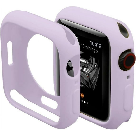 XiHAMA Ultra Thin Soft TPU Bumper Case Compatible with iWatch Apple Watch Series SE 6/5/4