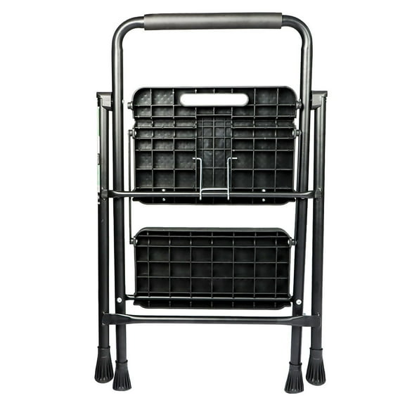 XiHuaZhaoChen 2 Step Ladder, Folding Step Stool with Handgrip and Anti-Slip Platform, Portable for Household, Office, School, Hospital