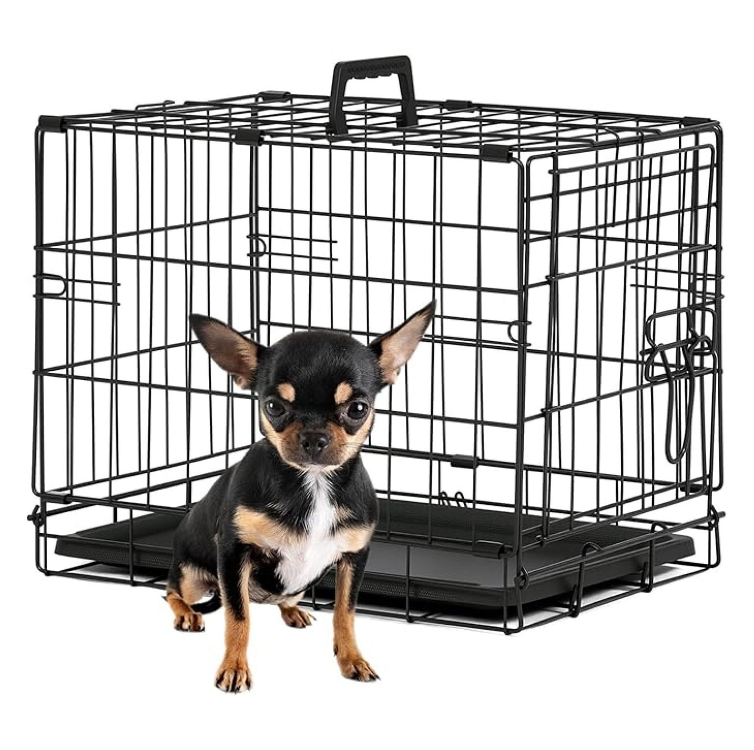 Photo inspiration: Gallery Detail: Xihuazhaochen Dog Crate 18 Black Foldable Metal Kennel With Single