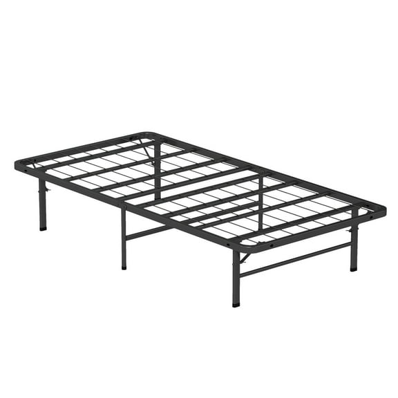 XiHuaZhaoChen SmartBase Tool-Free Assembly Mattress Foundation,Metal Platform Bed Frame, No Box Spring Needed, Sturdy Steel Frame, Underbed Storage,Twin
