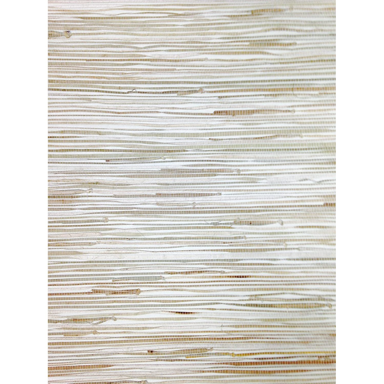 Wheat Beige and Taupe Grasscloth Wallpaper