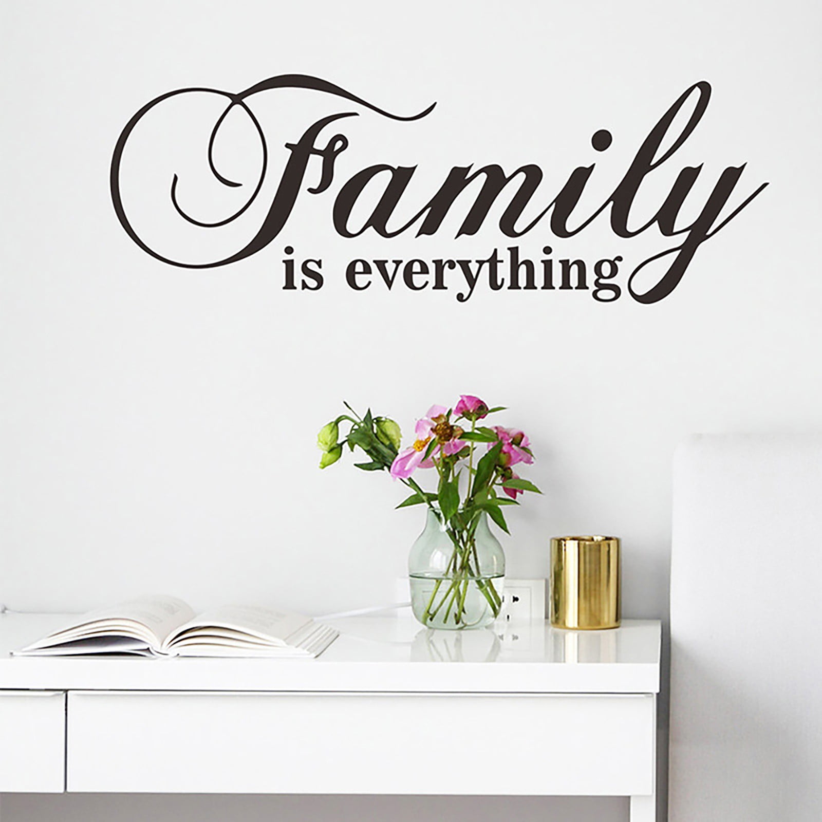 XiLanHUA Wall stickers English Slogan FAMILY Bedroom Porch Wall ...