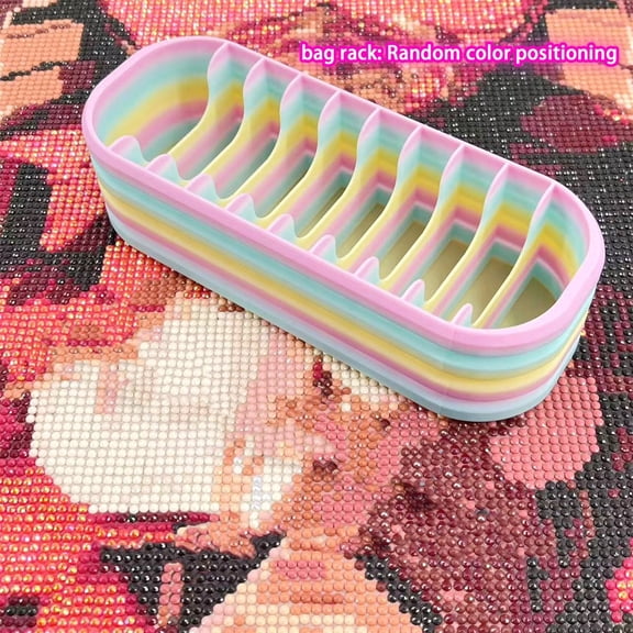 XiYing 10-Compartment Art Storage Box for Painting Tools and Accessories, Space-Saving Organizer for Crafting, Home and Workshops, 1 Count